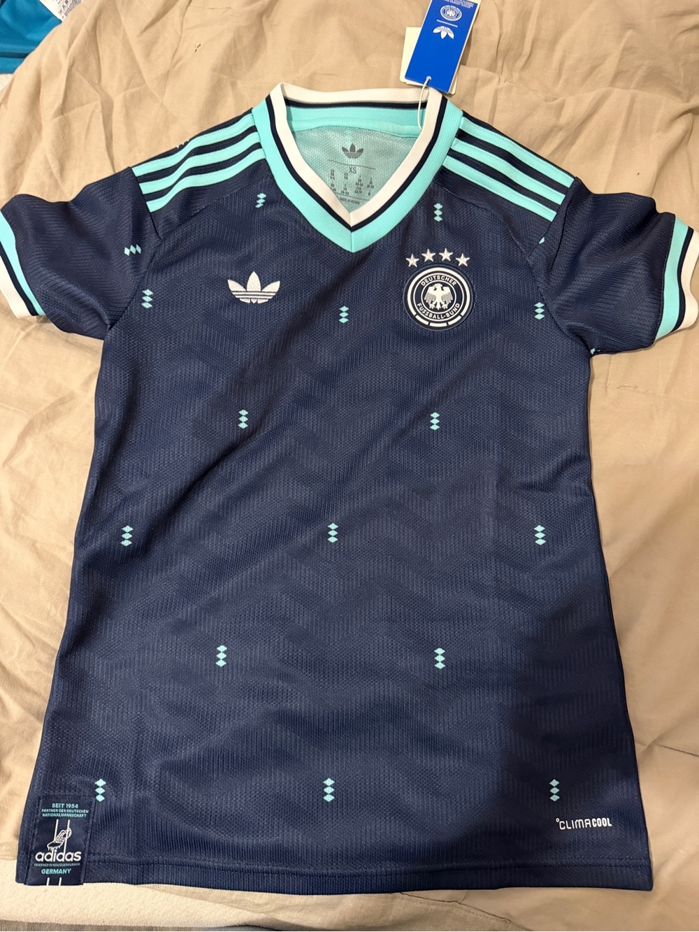 Adidas Kids' Germany Away Jersey